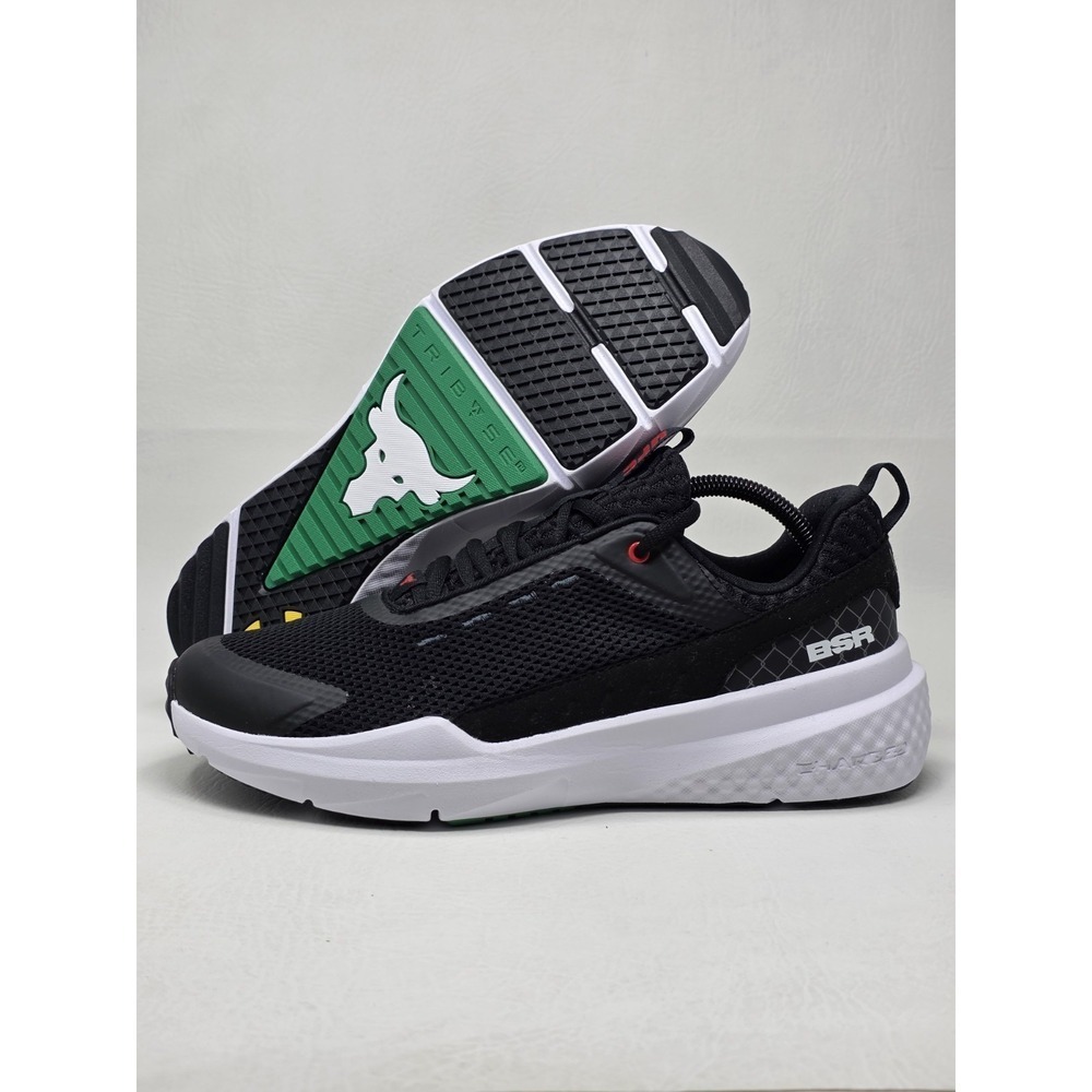 Under Armour x UFC BSR 5 Mens Size 10 Project Rock Sneakers Black/White-Red New